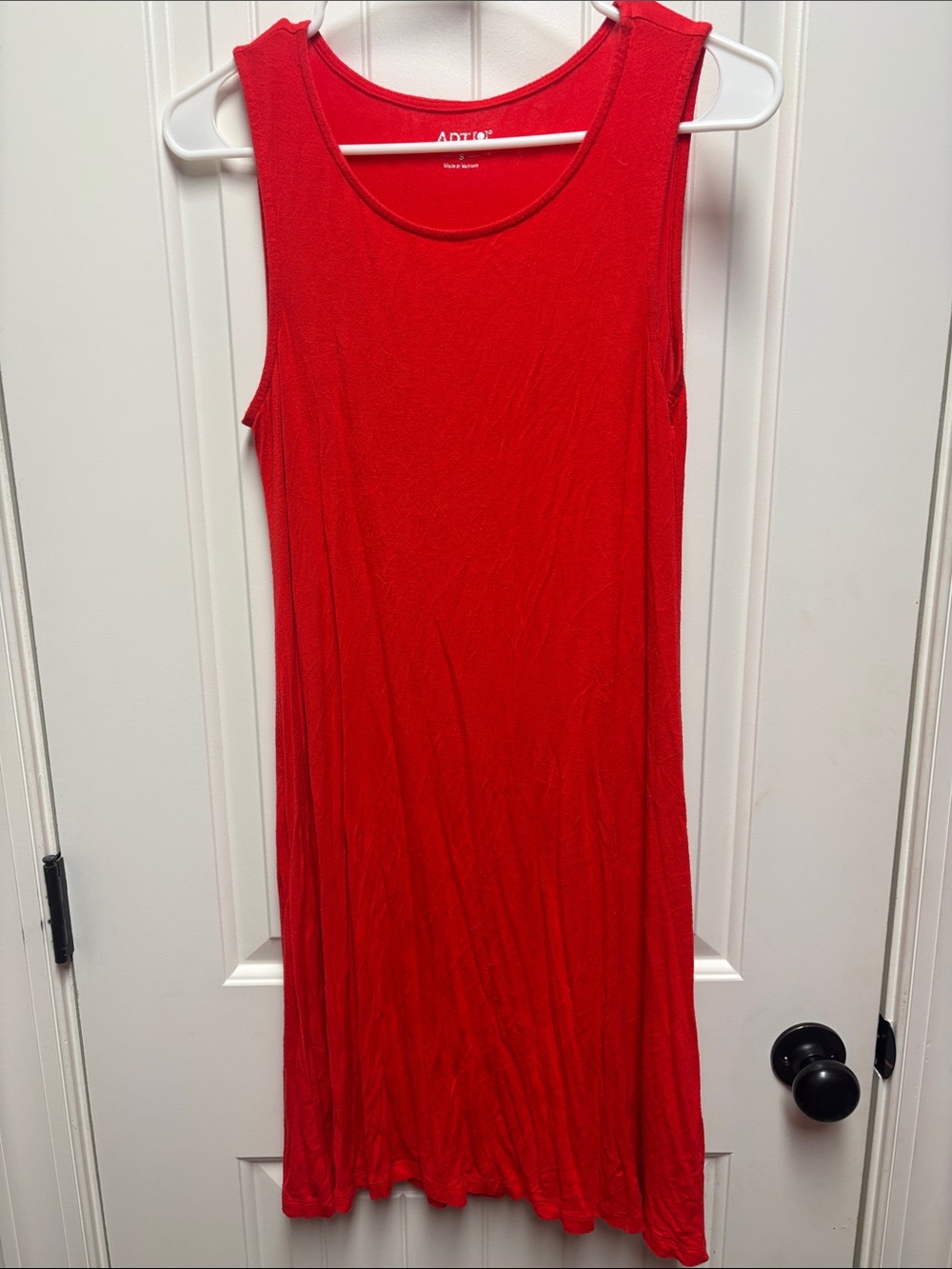 Apt. 9 Red Sleeveless Midi Swing Dress size s